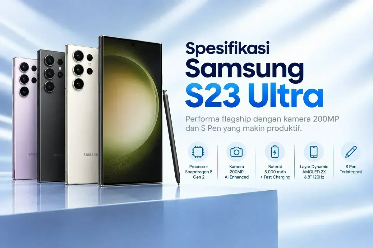 Spesifikasi Samsung S23 Ultra dan Harga Bekasnya Sekarang Kitar