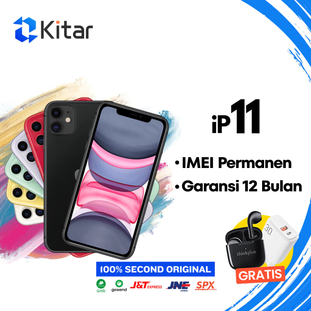 iPhone 11 64GB ex iBox warna White