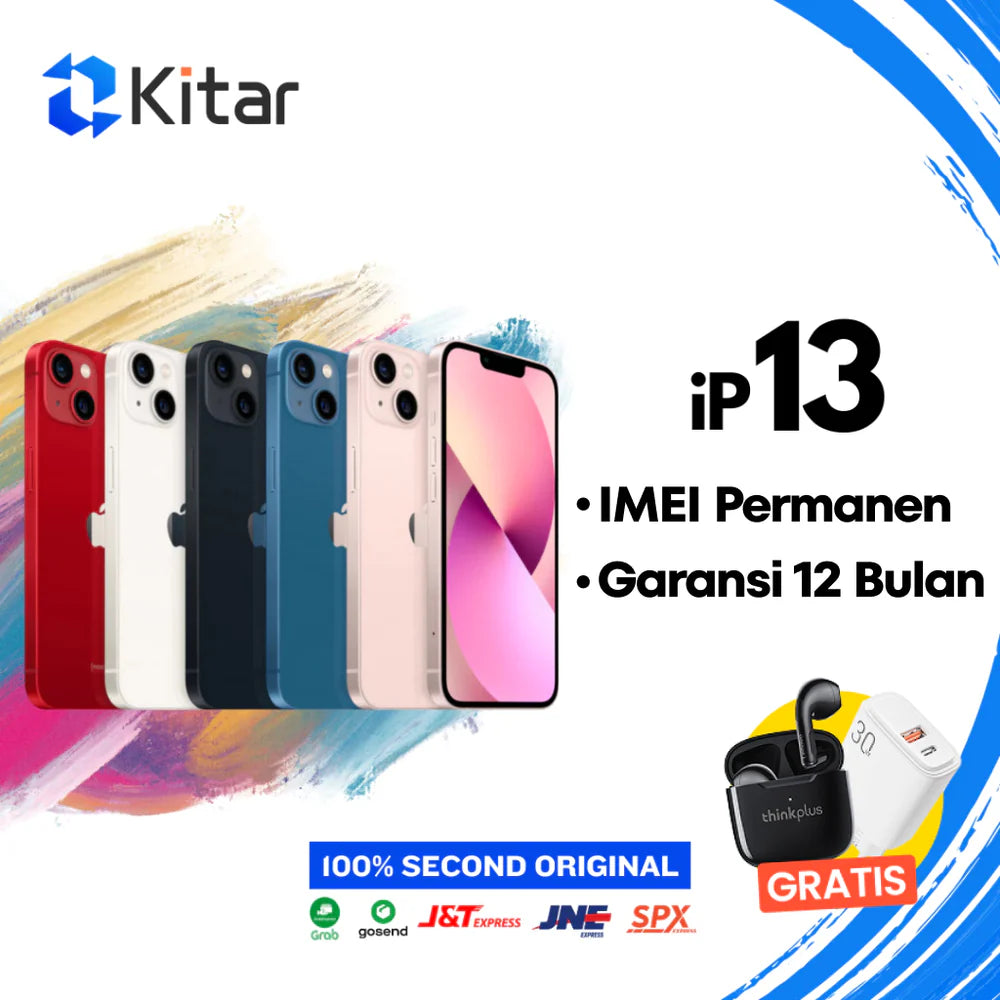 iPhone 13 128GB ex iBox warna Pink