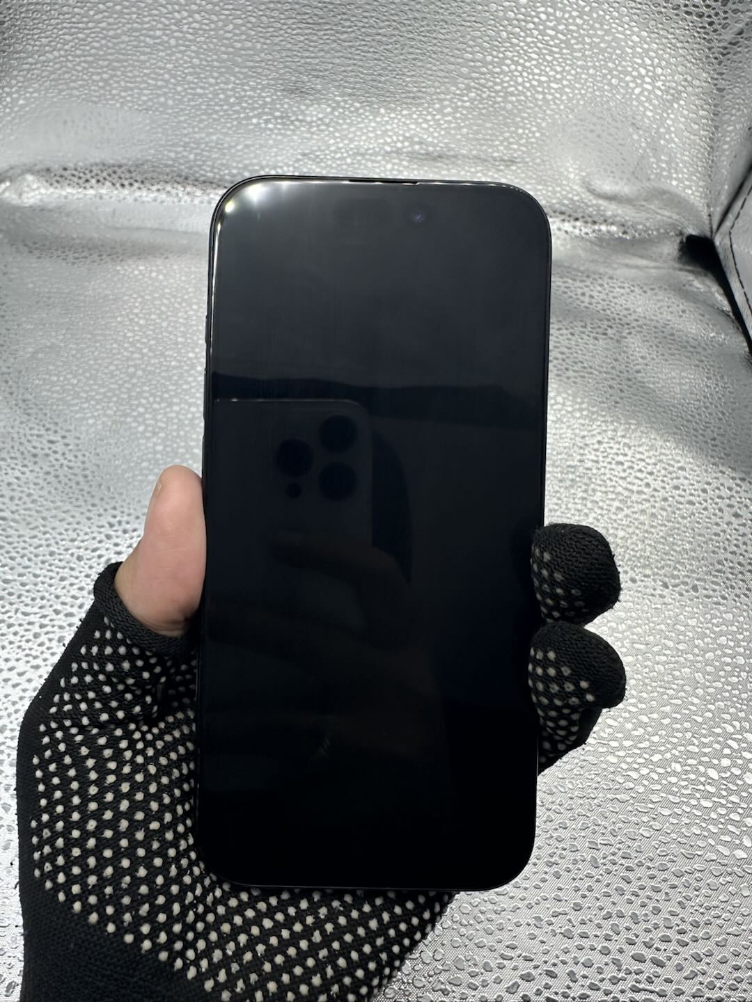 iPhone 15 Pro 128GB ex iBox warna Blue Titanium