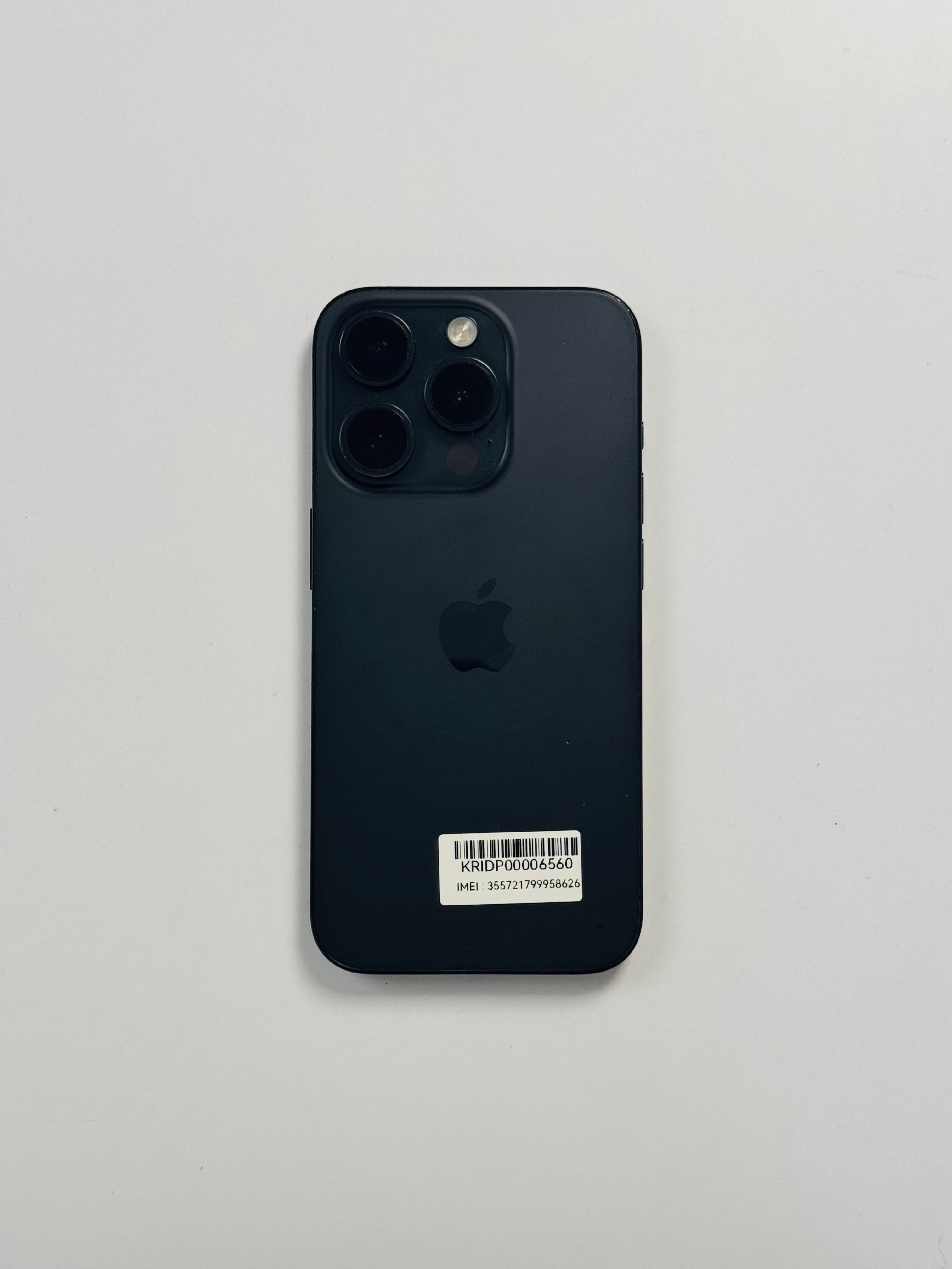 iPhone 15 Pro 128GB Bea Cukai Black Titanium Kondisi Baik