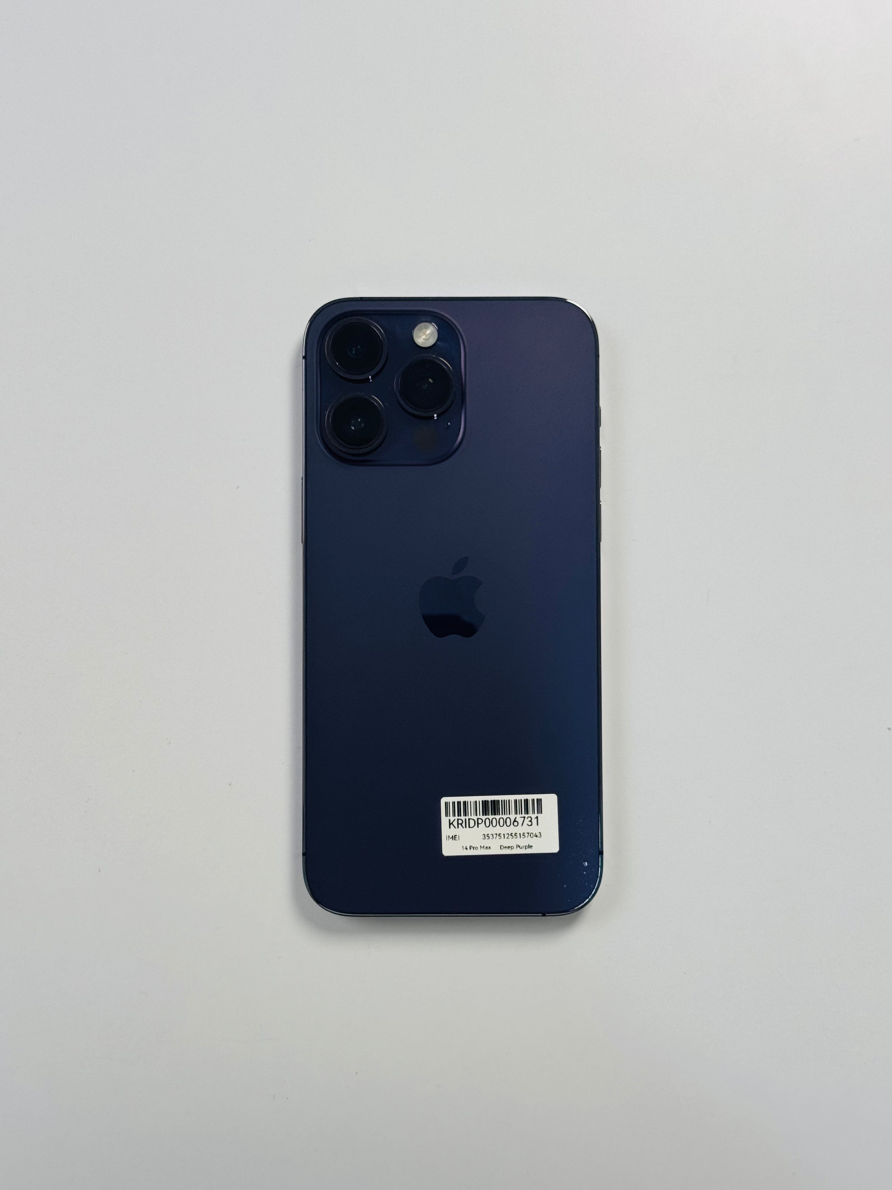 iPhone 14 Pro Max 128GB ex iBox Deep Purple Kondisi Baik