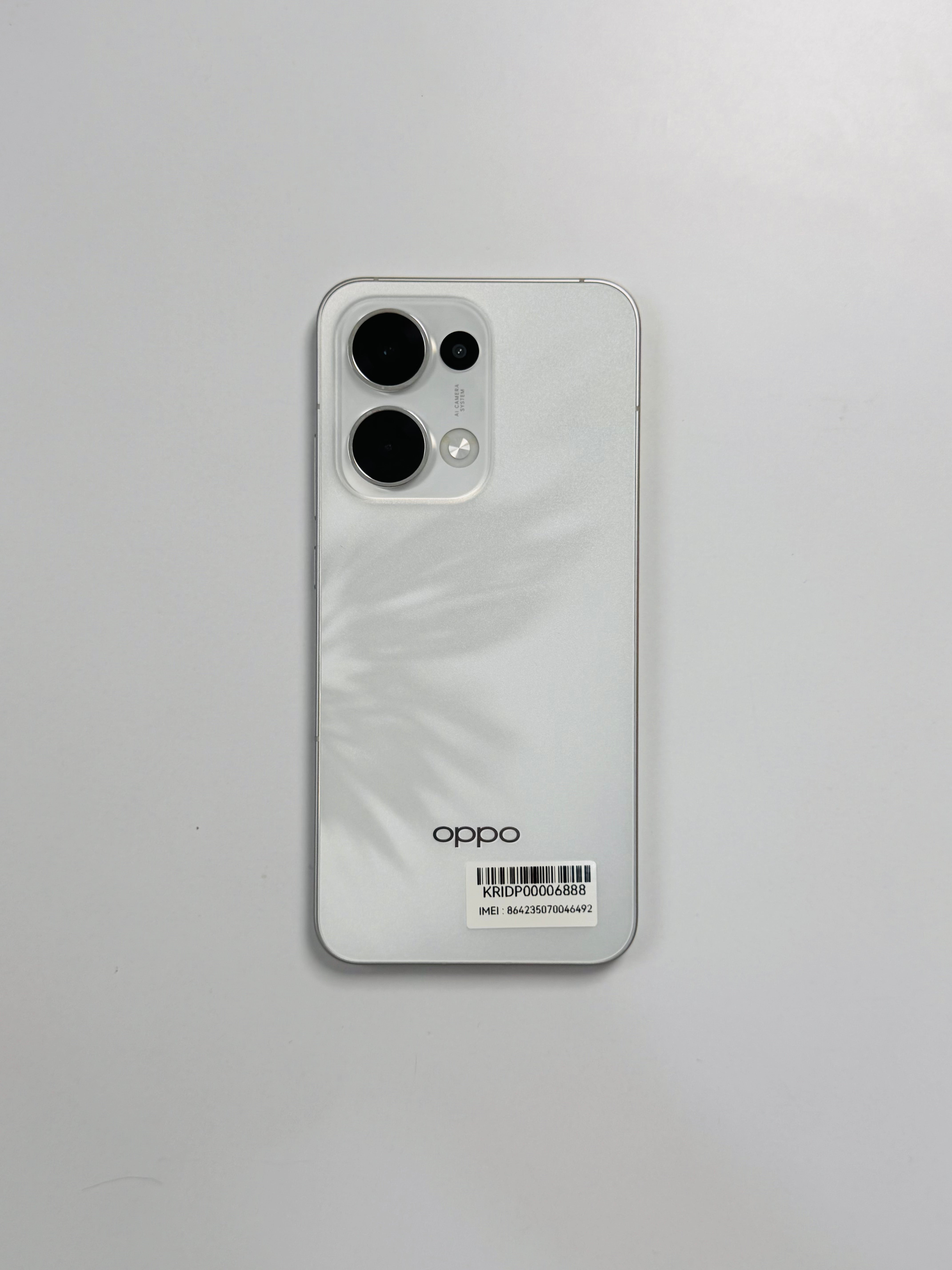 OPPO Reno 13 256GB Plume White Kondisi Sempurna