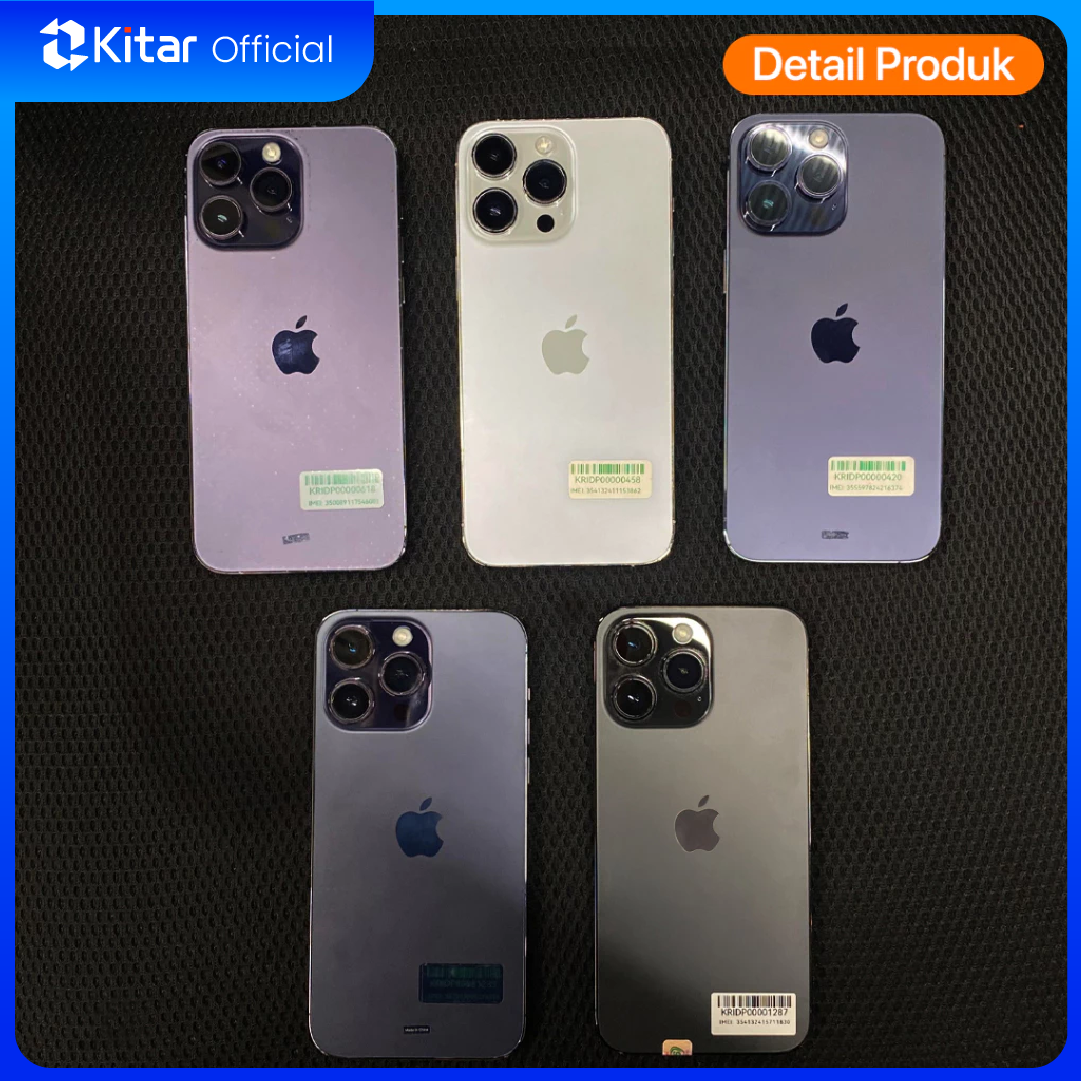 iPhone 14 Pro Max Second Original Resmi IMEI Permanen + Garansi 1 Tahun