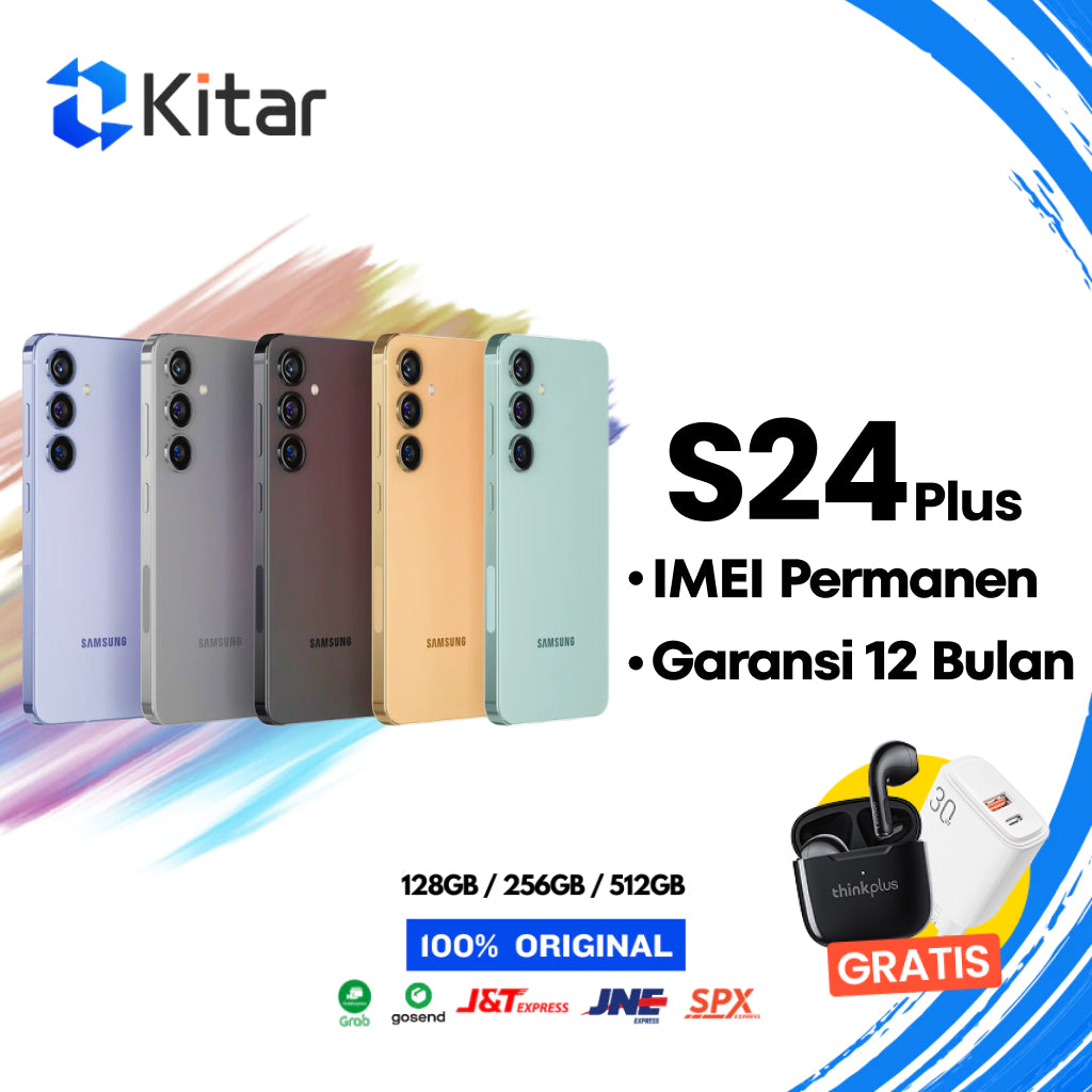 Samsung S24 Plus 512GB ex SEIN Marble Grey Kondisi Baik