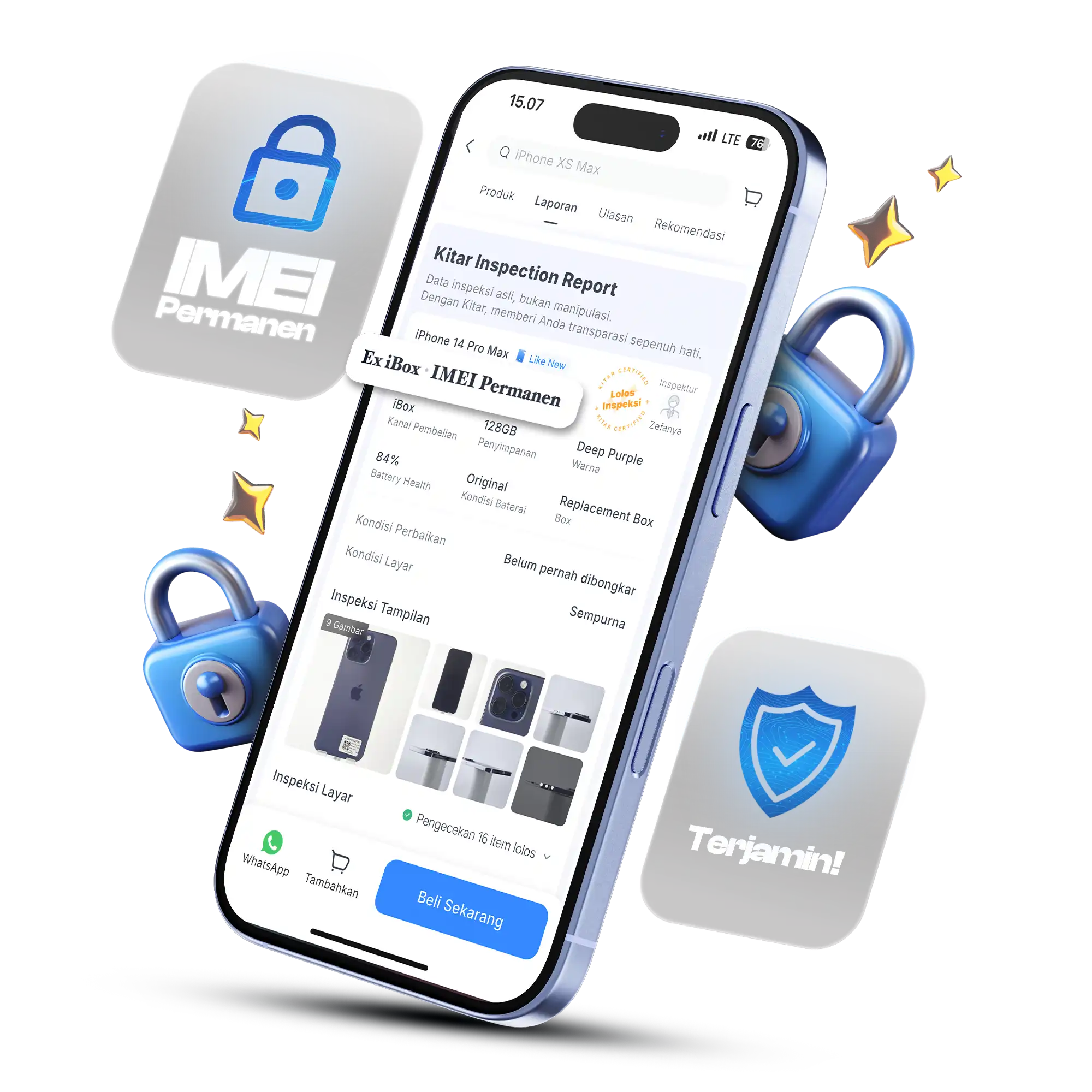 aplikasi jual beli hp bekas berkualitas kitar imei permanen