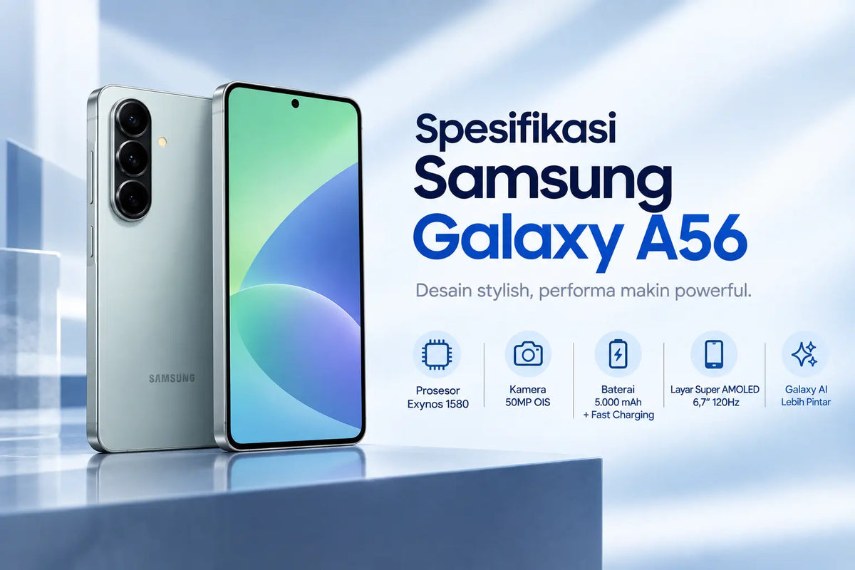 Spesifikasi Samsung A56 dan Harga Bekasnya Mulai 4 Jutaan Kitar