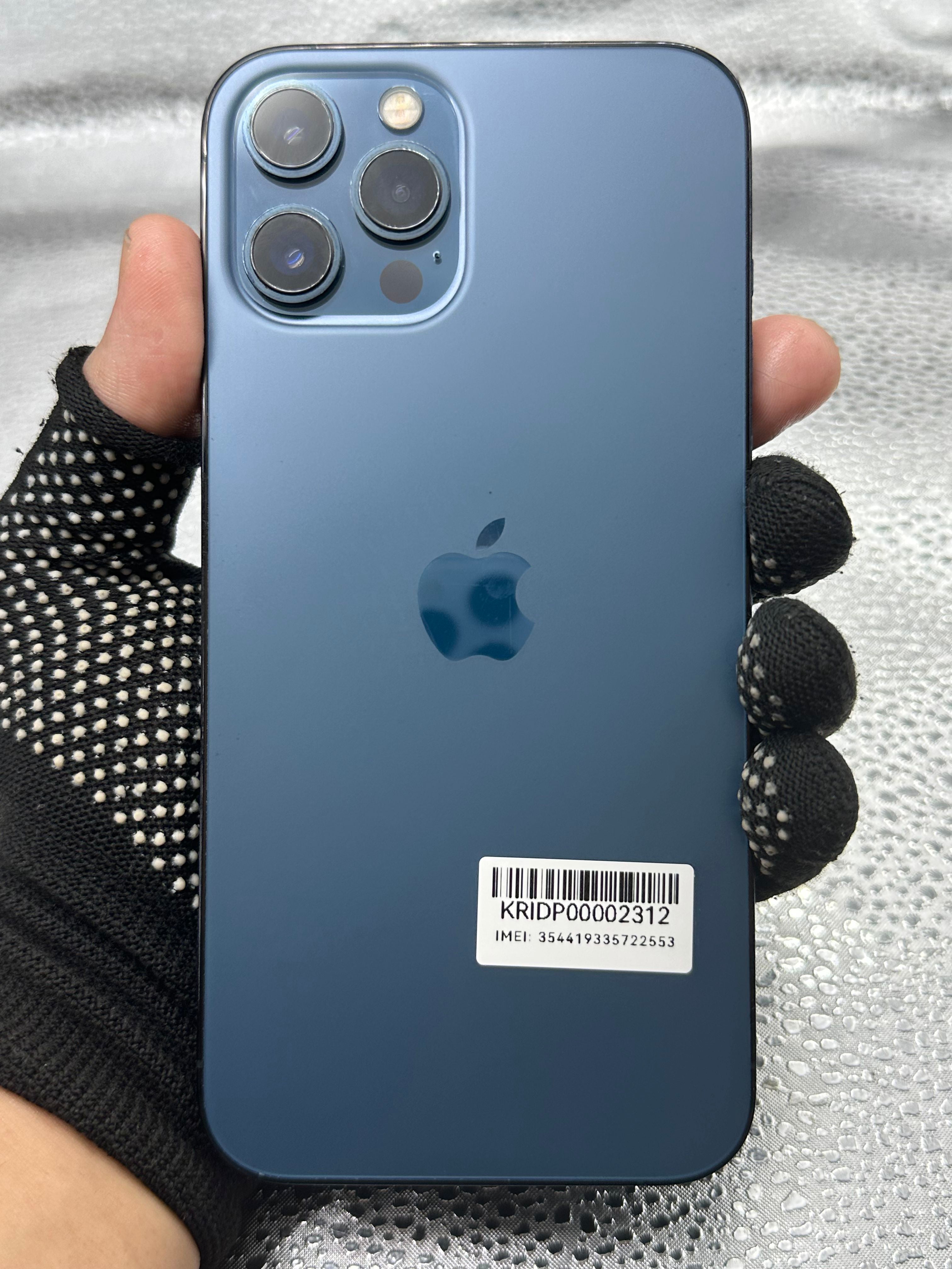 iPhone 12 Pro Max 128GB ex iBox warna Pacific Blue