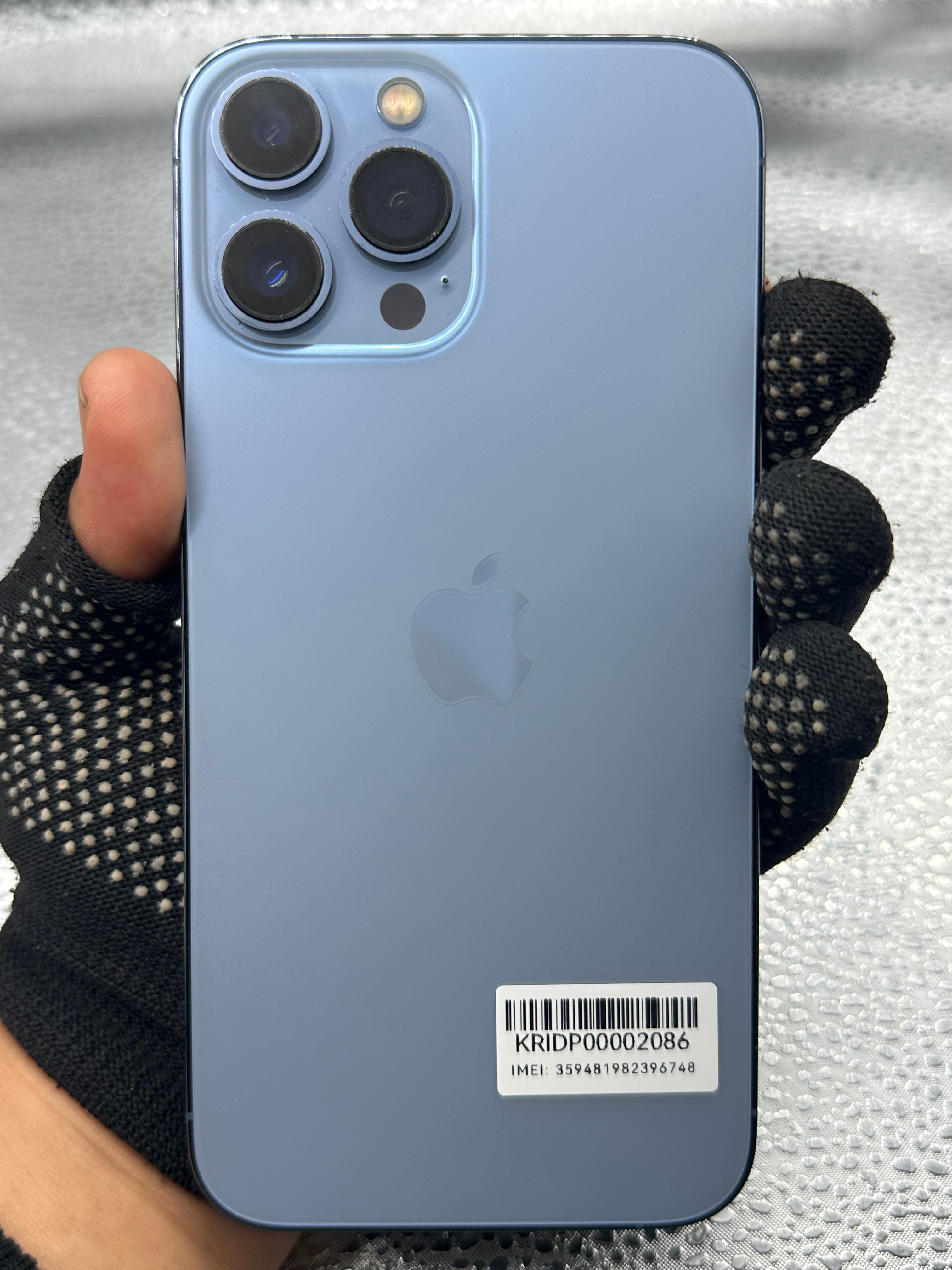iPhone 13 Pro Max 128GB ex iBox warna Sierra Blue