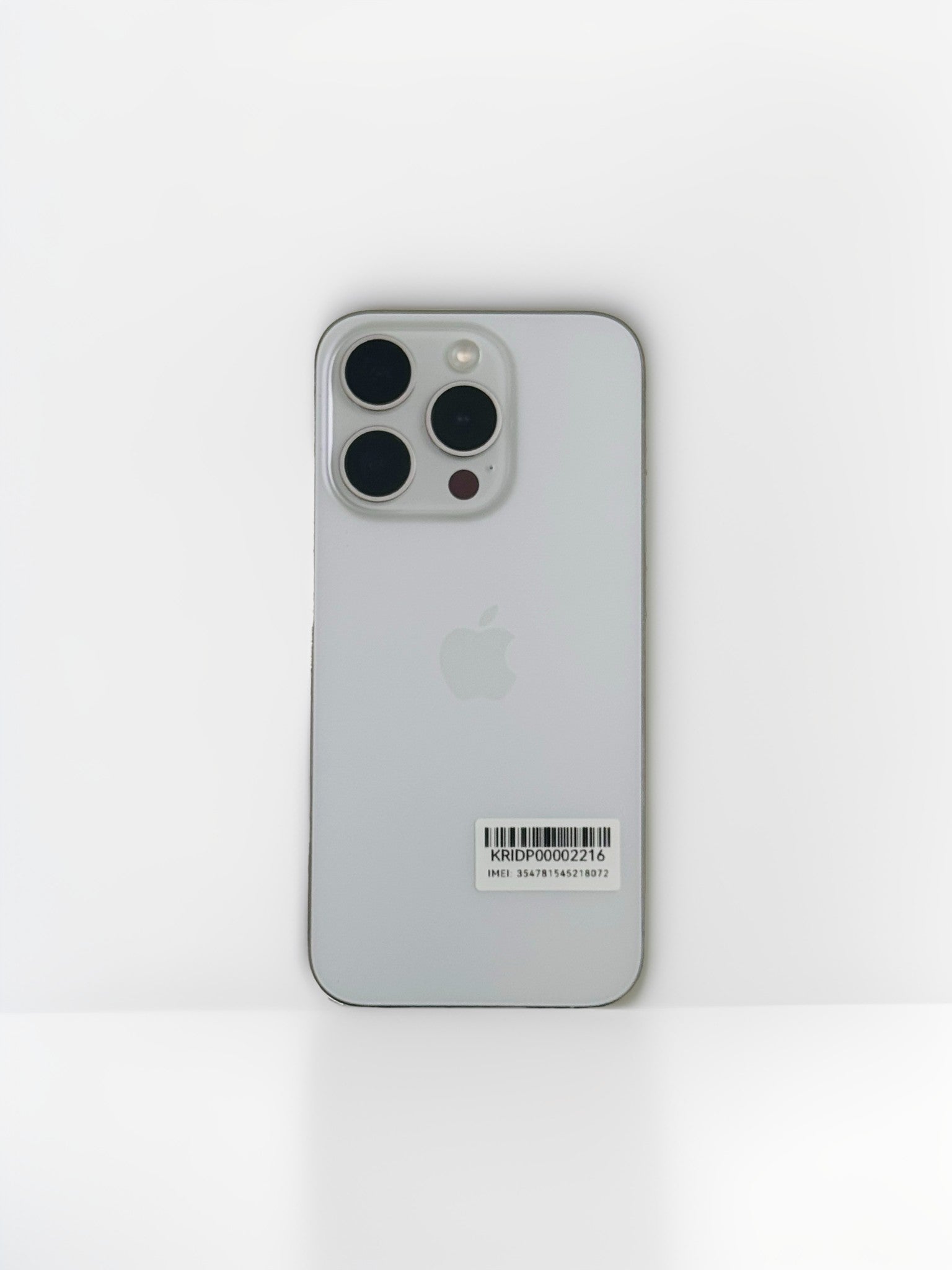 iPhone 15 Pro 128GB ex iBox warna White Titanium