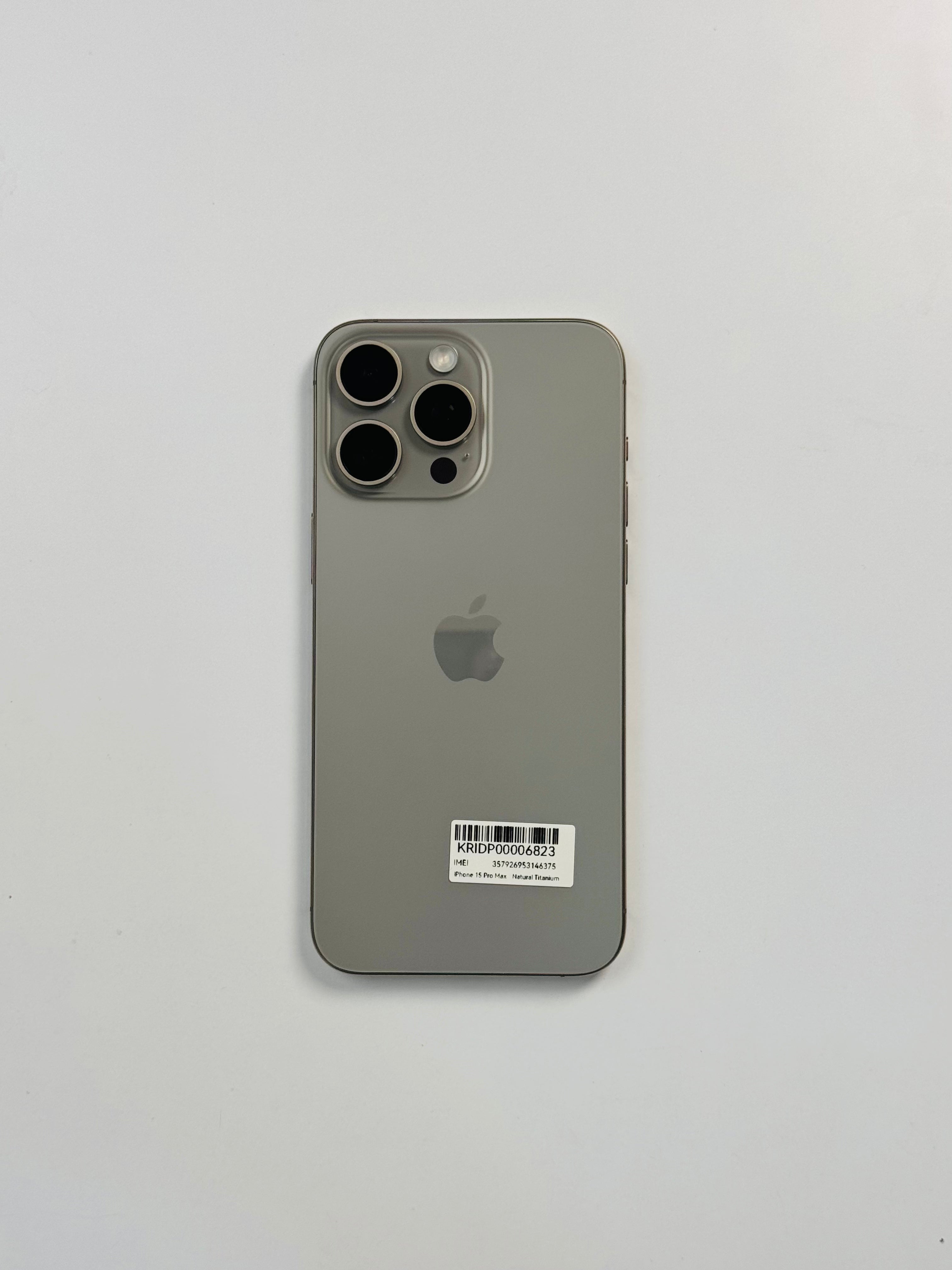 iPhone 15 Pro Max 256GB ex iBox Natural Titanium Kondisi Sempurna