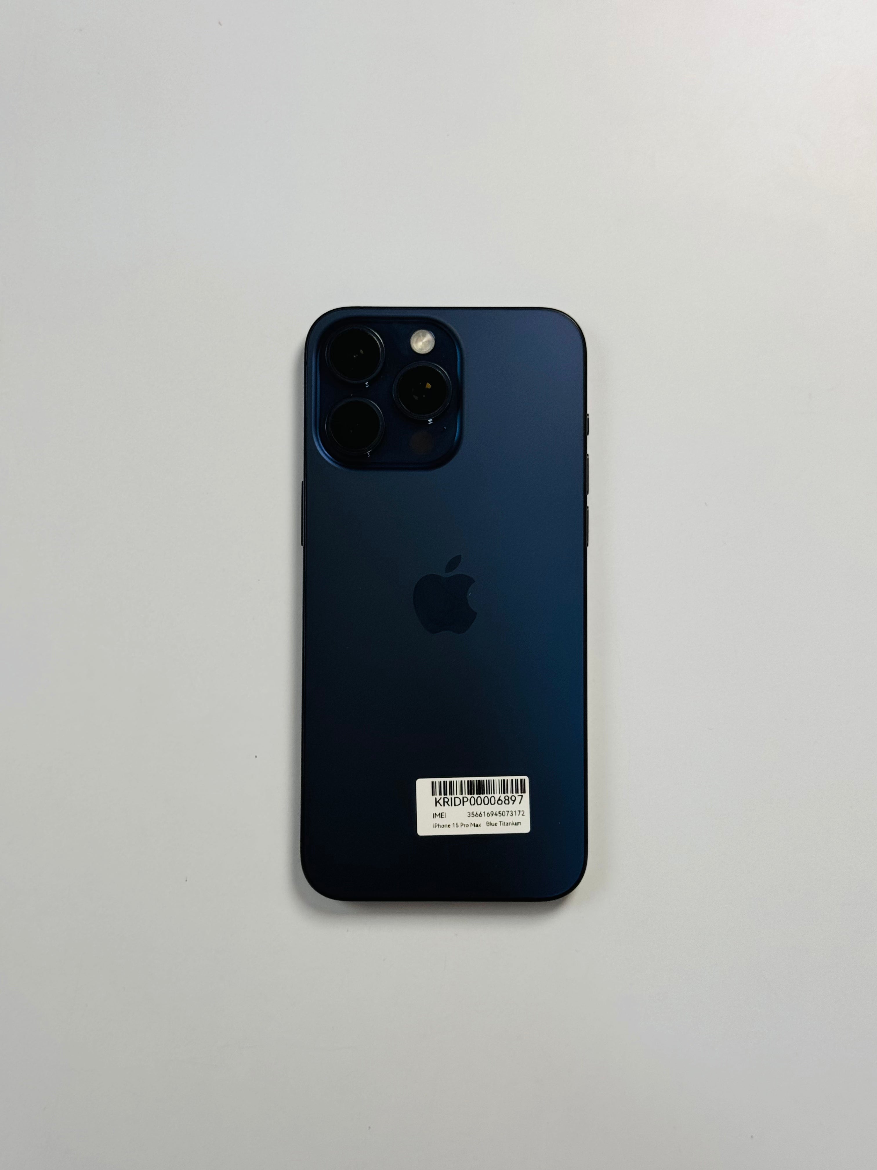 iPhone 15 Pro Max 256GB ex iBox Blue Titanium Kondisi Baik