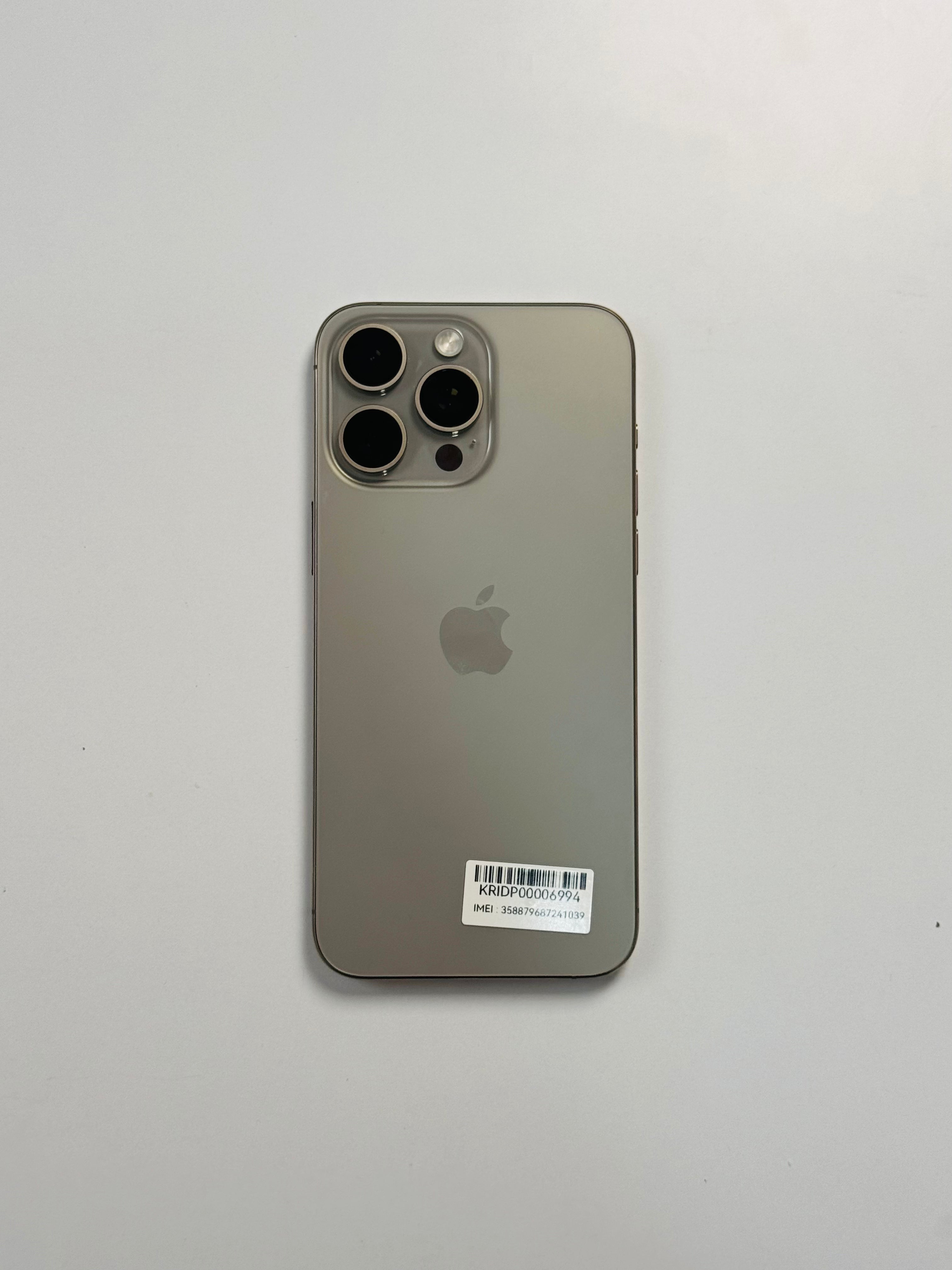 iPhone 15 Pro Max 256GB ex iBox Natural Titanium Kondisi Baik