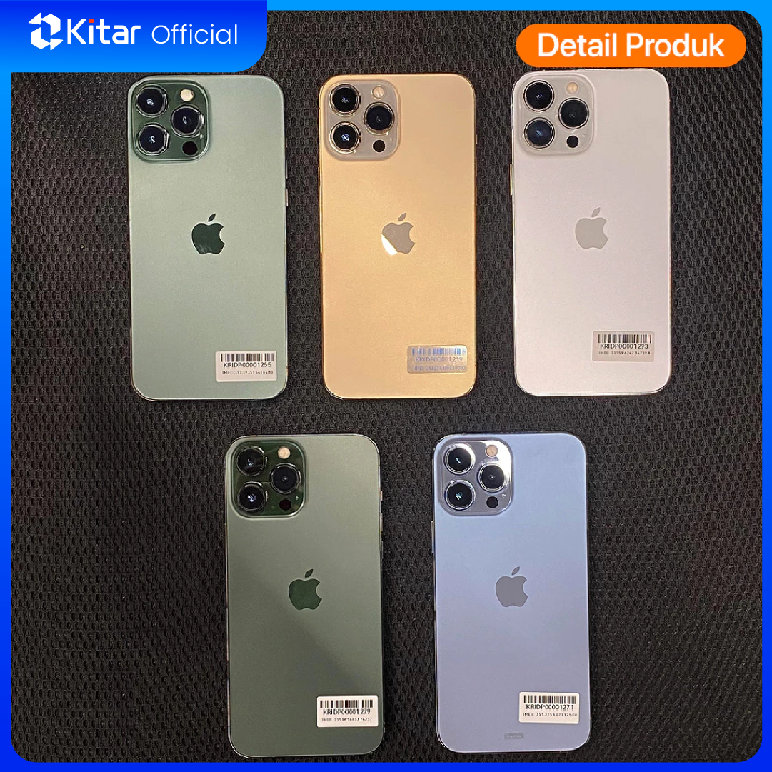 iPhone 13 Pro Max Second Original Resmi IMEI Permanen + Garansi 1 Tahun