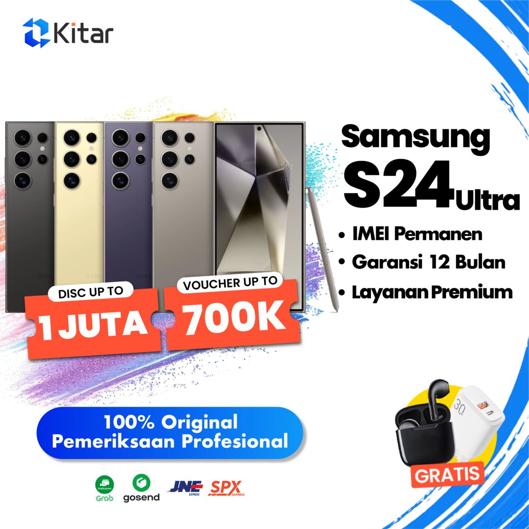 Samsung S24 Ultra Second Resmi ex SEIN BC Beacukai IMEI Permanen 100% Original FULLSET 256GB 512GB
