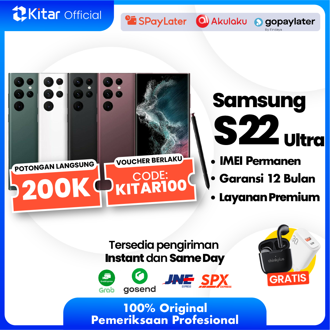 Samsung S22 Ultra Second Original Resmi IMEI Permanen + Garansi 1 Tahun