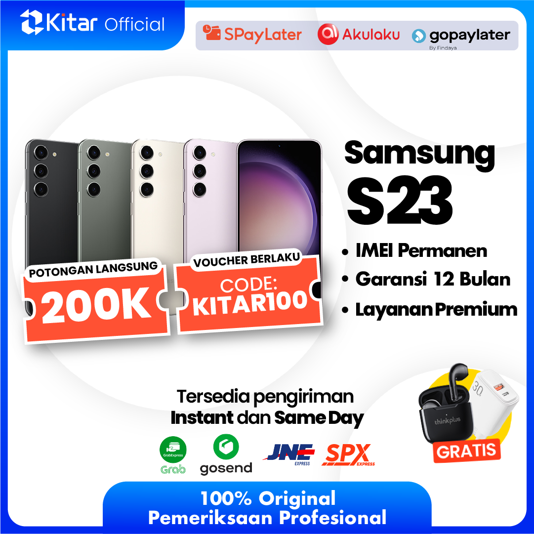 Samsung S23 Second Original Resmi IMEI Permanen + Garansi 1 Tahun