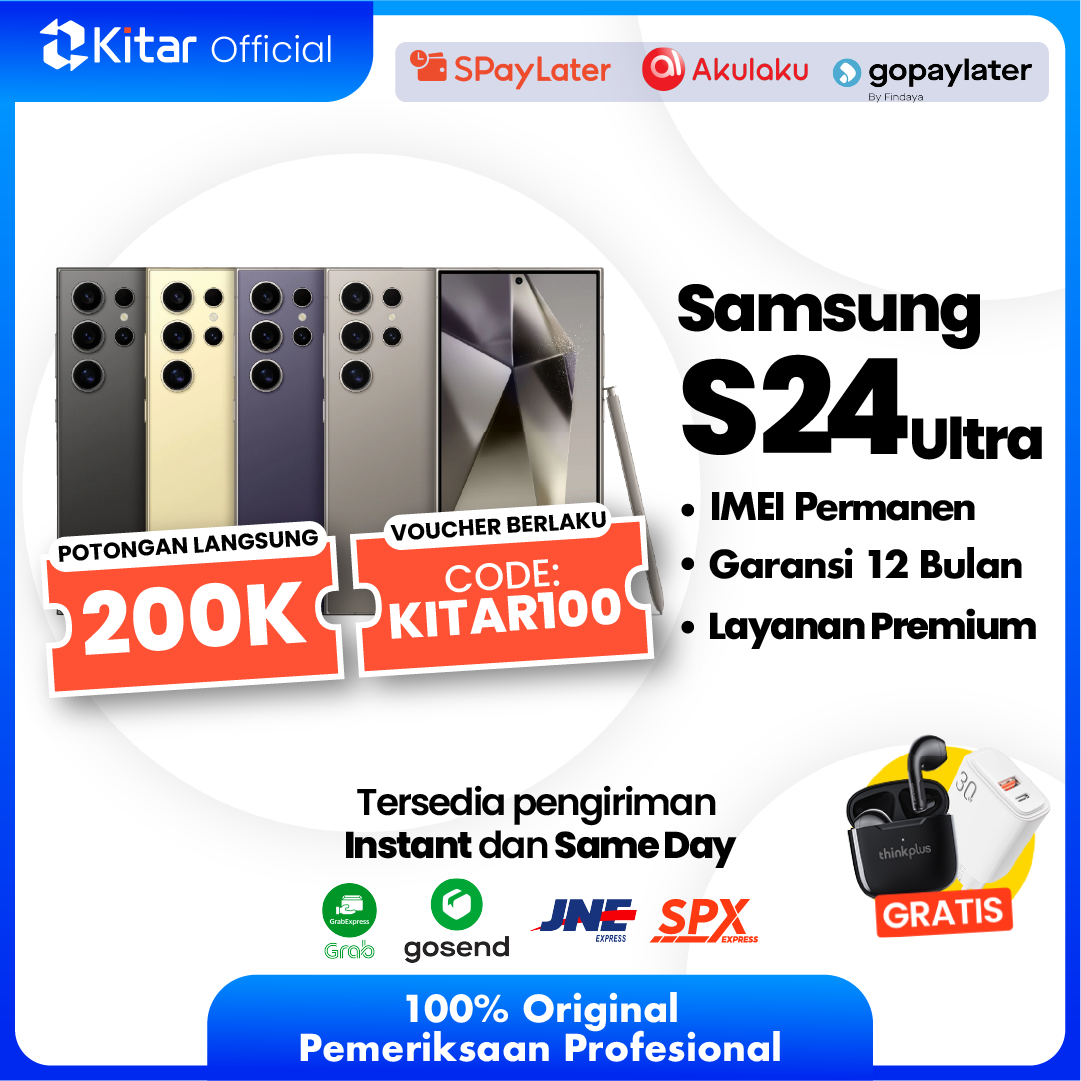 Samsung S24 Ultra Second Original Resmi IMEI Permanen + Garansi 1 Tahun