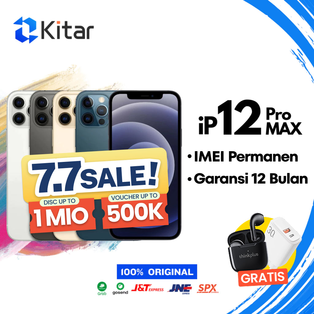 iPhone 12 Pro Max 256GB ex iBox warna Gold