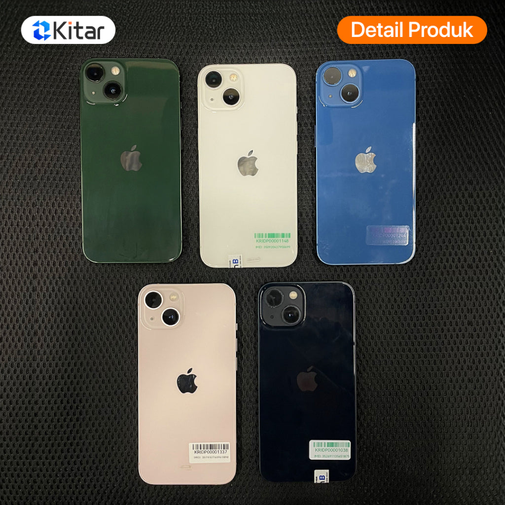 iPhone 13 ex iBox Beacukai IMEI Permanen Garansi 12 Bln 100% Original Second IP Fullset
